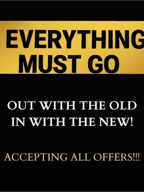 ✅✅ EVERYTHING MUST GO ✅✅